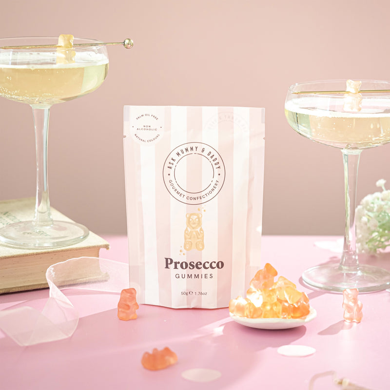 Gummy Sweets-5060736012598 - Prosecco Gummy Bears-Ask Mummy & Daddy
