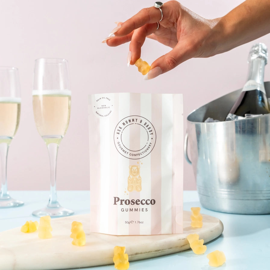 Gummy Sweets-5060736012598 - Prosecco Gummy Bears-Ask Mummy & Daddy