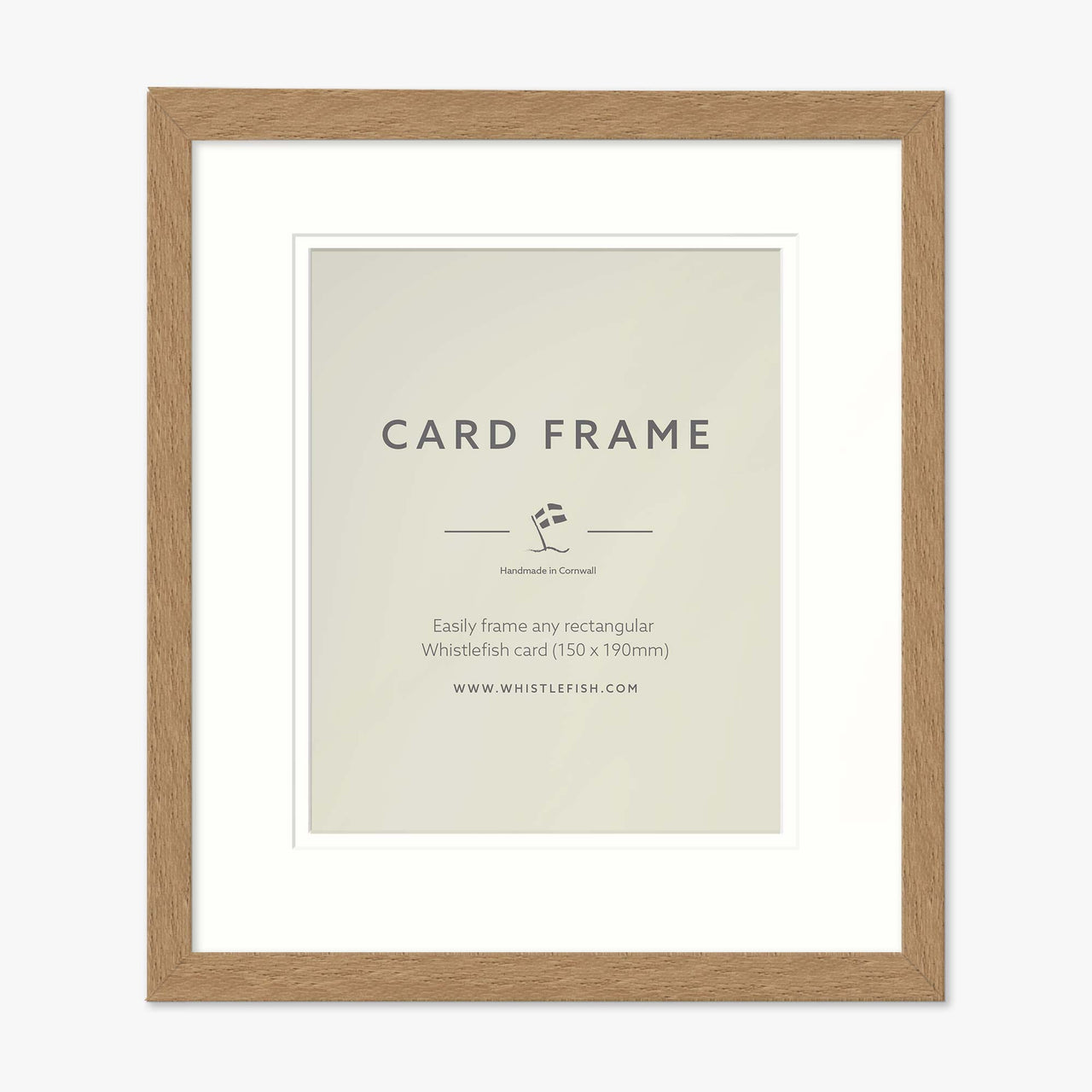 Card Frame-MD129 - Oak Card Frame 325mm X 285mm-Whistlefish