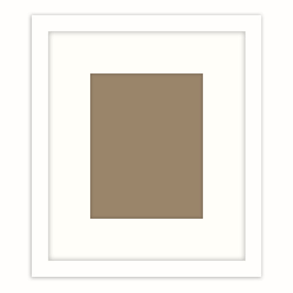 Rectangle White Card Frame 325mm X 285mm - Whistlefish