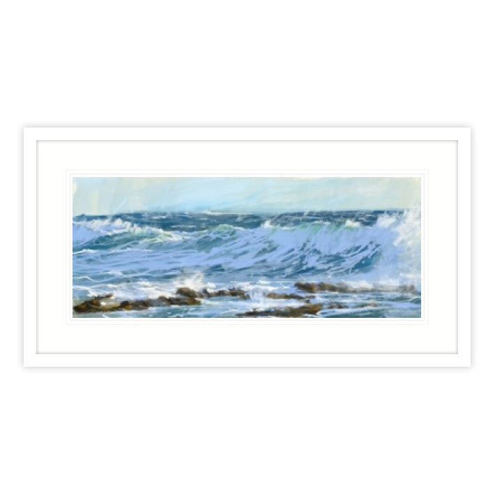 JBPA RB 015F Reef Breaker Framed Print