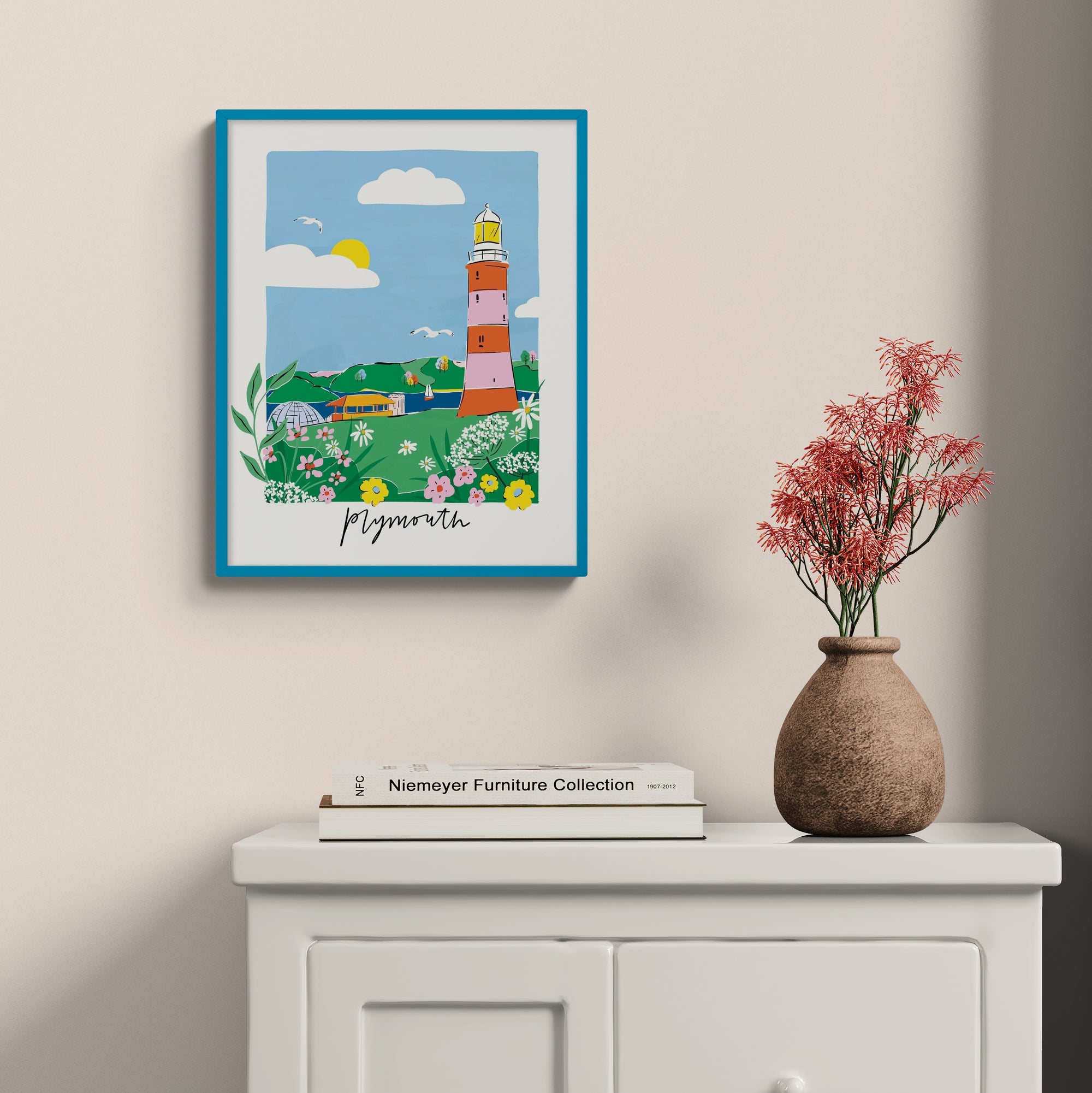 Plymouth Brights Framed Print - Whistlefish