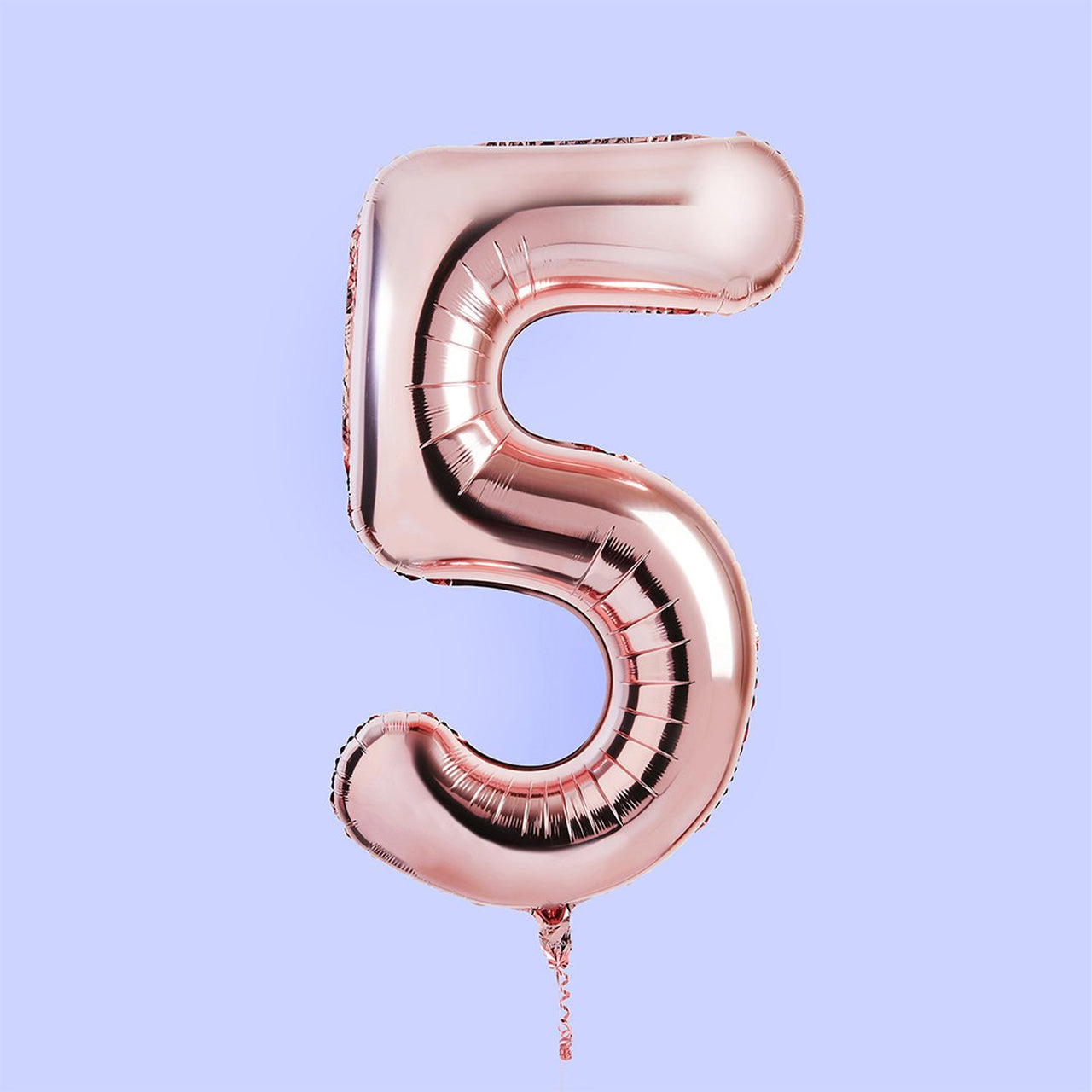 Balloons-HBNB115 - Rose Gold Number 5 Foil 34" Balloon-Hootyballoo