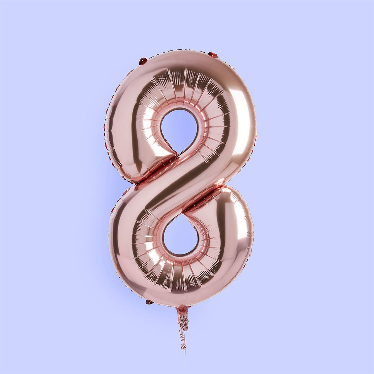 Balloons-HBNB118 - Rose Gold Number 8 Foil 34" Balloon-Hootyballoo