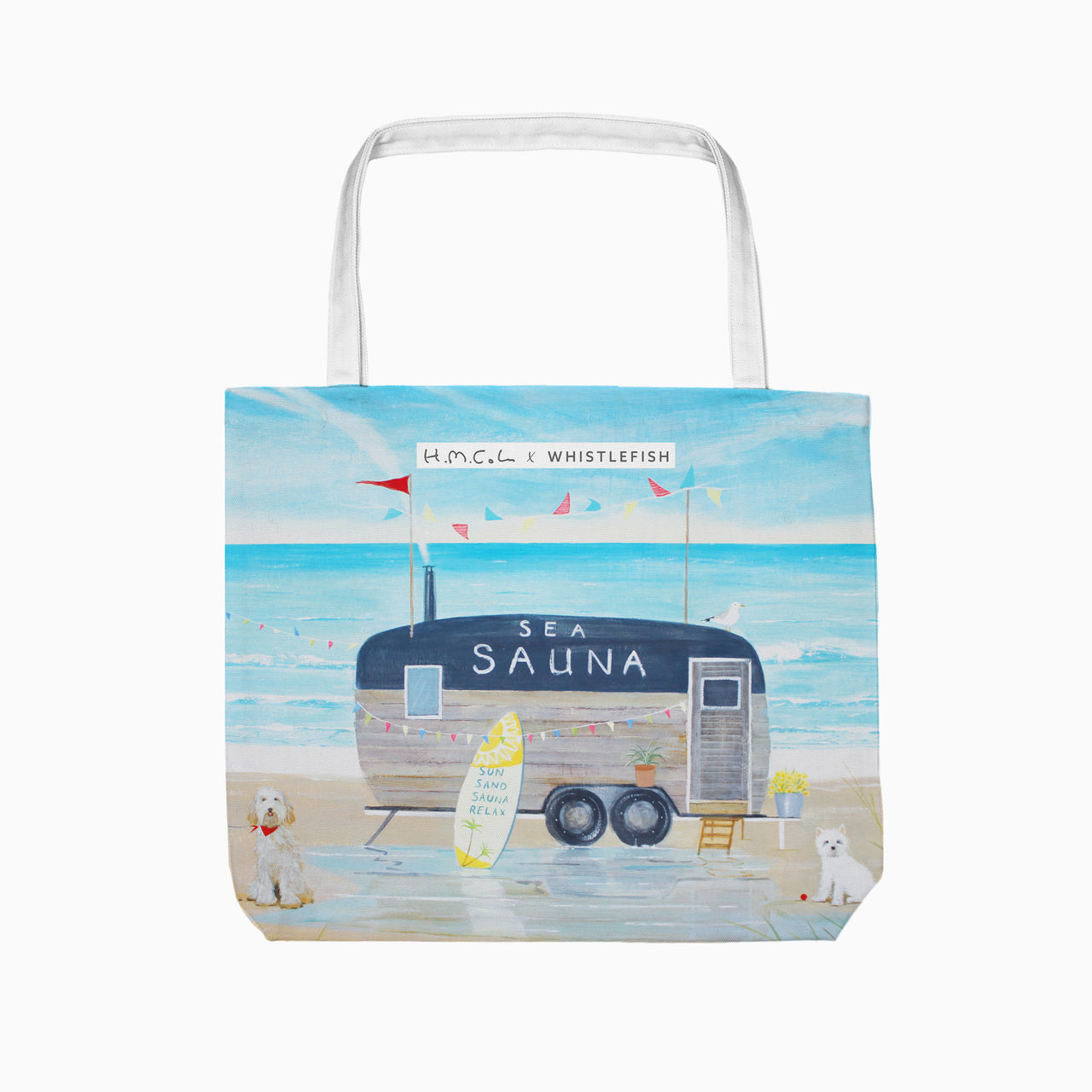 Tote Bag-HC21TB - Sea Sauna Tote Bag-Hannah Cole