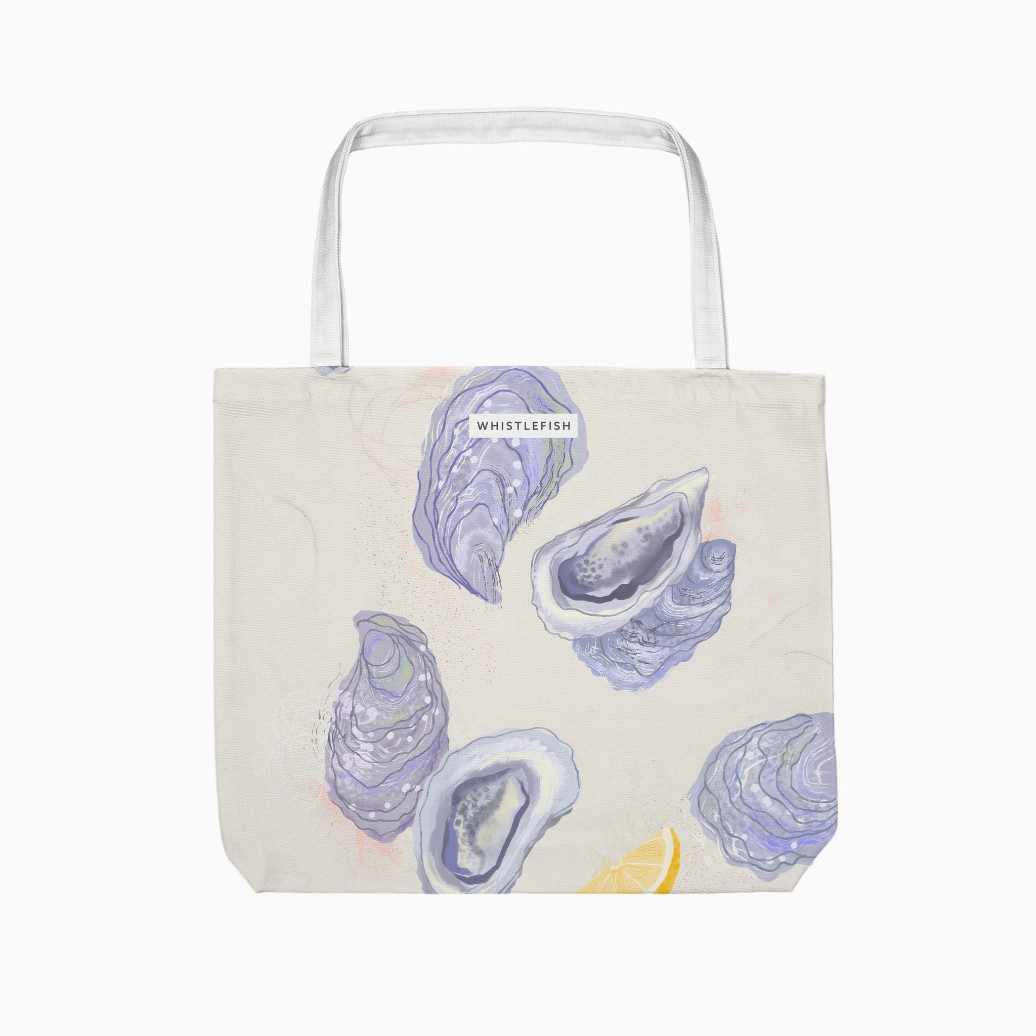 Tote Bag-WTB72 - Seagrass Oysters Tote Bag-Whistlefish