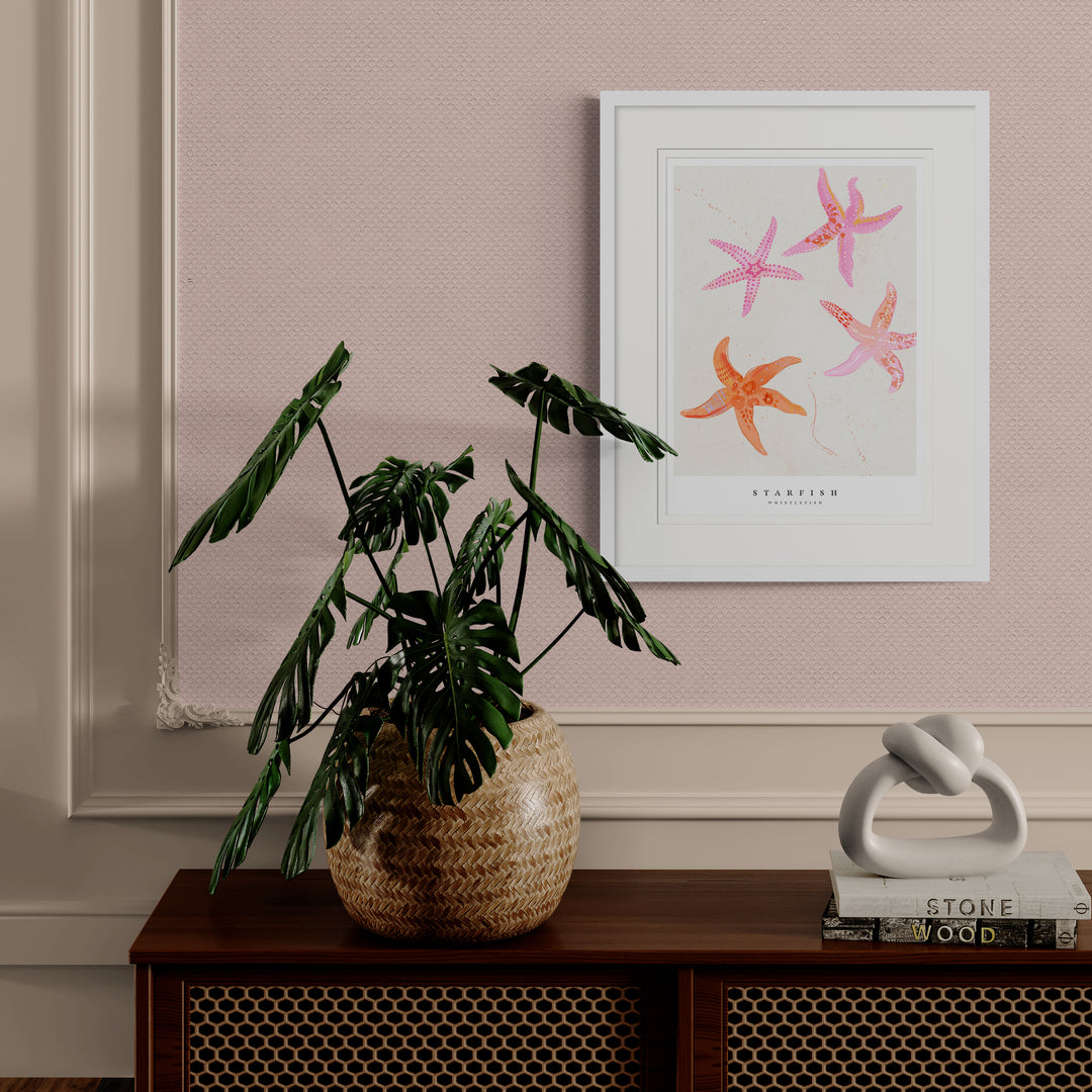 Framed Print - WF1021F - Seagrass Starfish Large Framed Print - Seagrass Starfish Large - Whistlefish