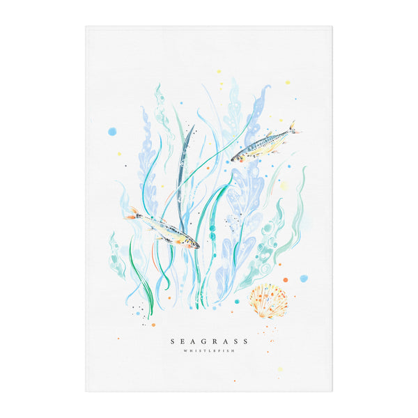 Tea Towel-WTT336 - Seagrass Tea Towel-Whistlefish