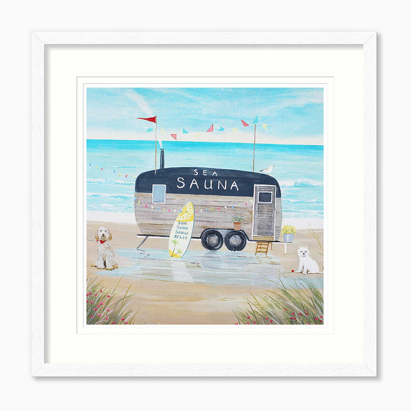 Framed Print-HC366F - Seasauna Framed Print-Hannah Cole