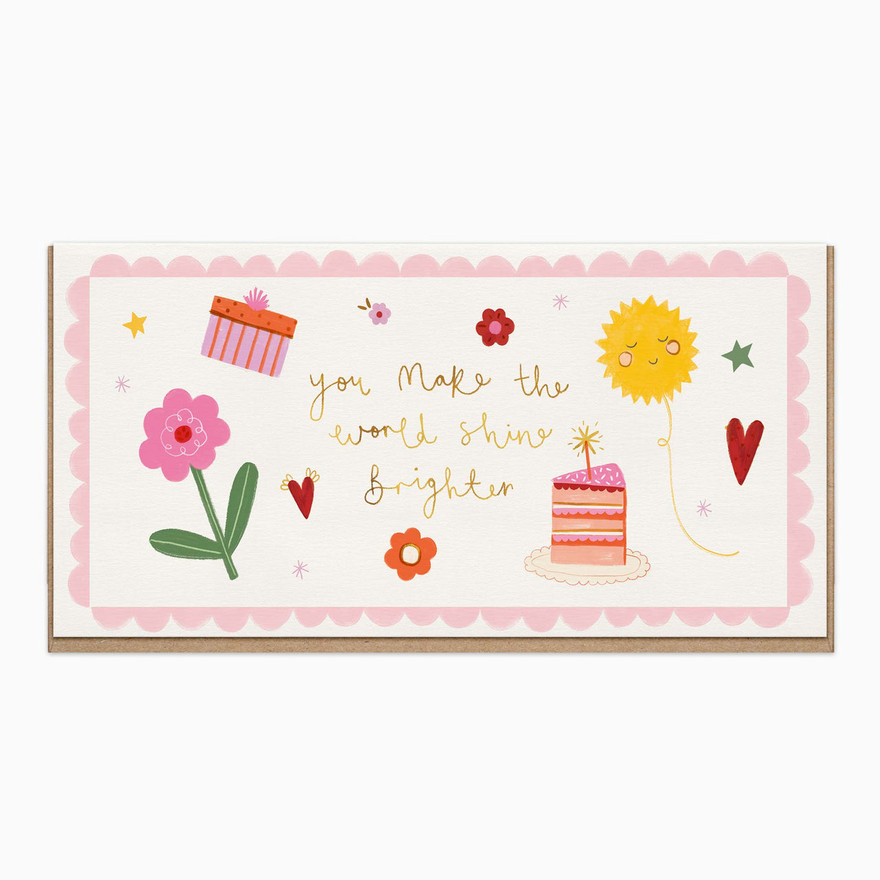 Greeting Card-H186 - Shine Brighter Card-Whistlefish