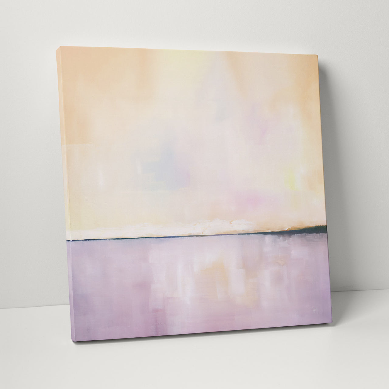 Canvas-ICC138 - White Sands Porthkidney Large Canvas-Iris Clelford