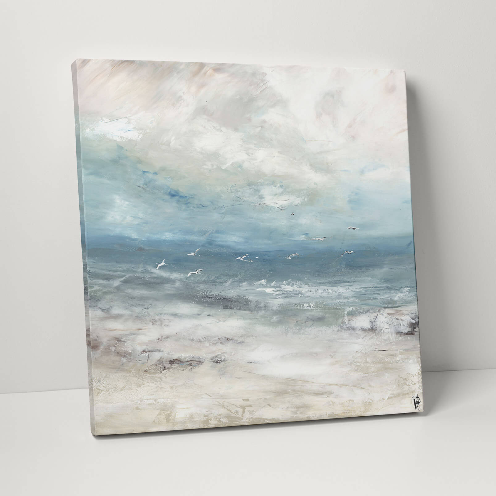 AK10704 Shore Birds II Among Clouds Canvas