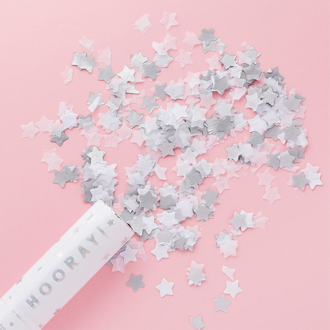Confetti Cannon-HBMM203 - Silver Confetti Cannon-Hootyballoo