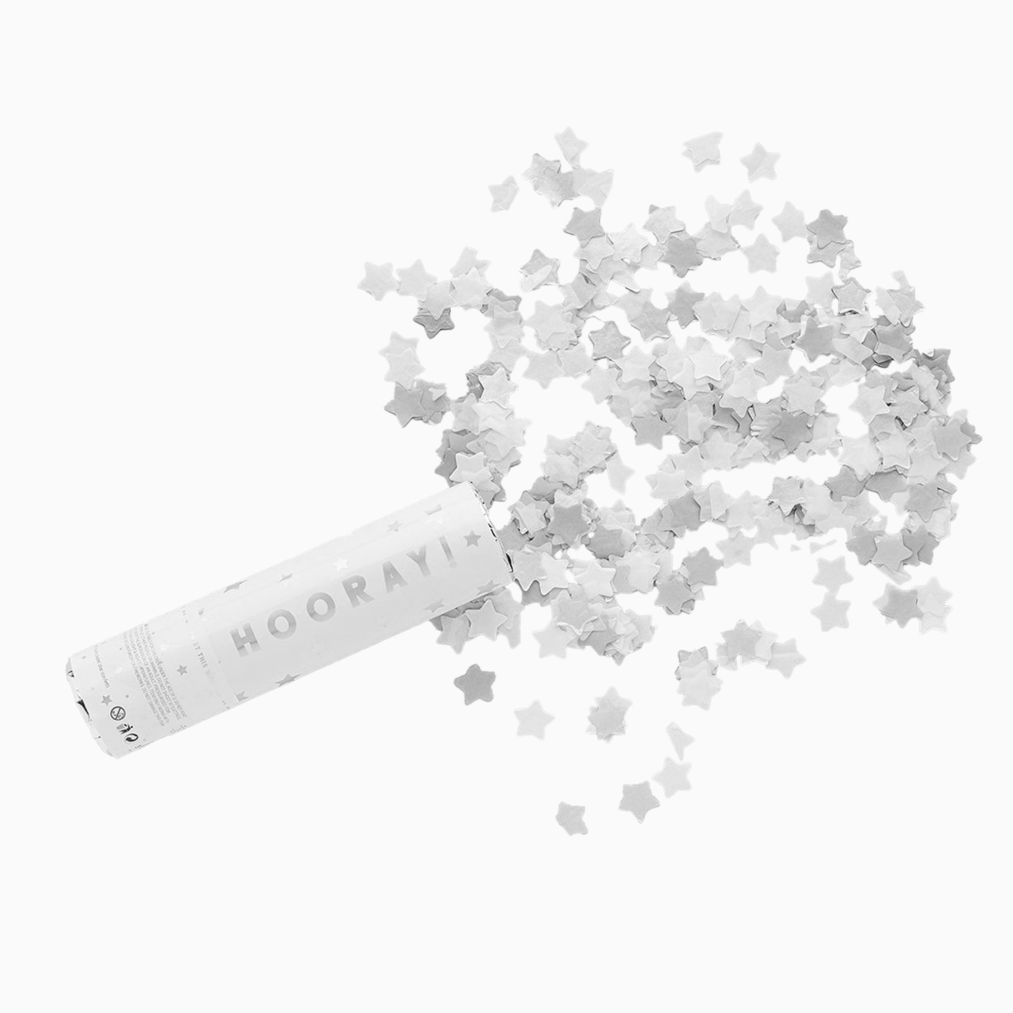 Confetti Cannon-HBMM203 - Silver Confetti Cannon-Hootyballoo
