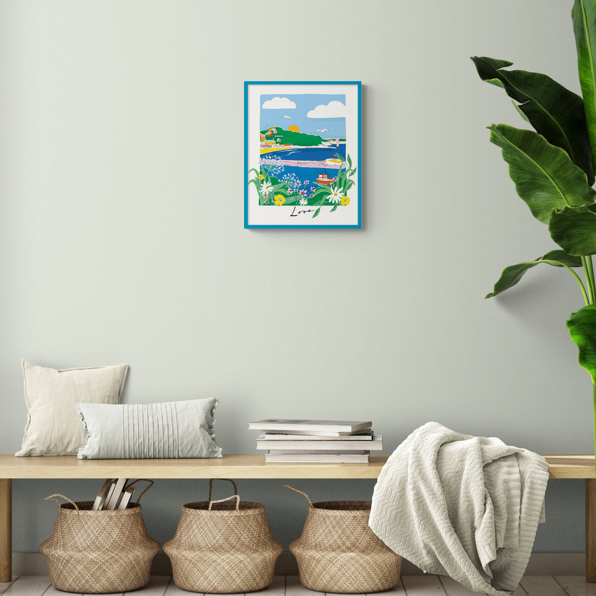 Looe Brights Framed Print - Whistlefish