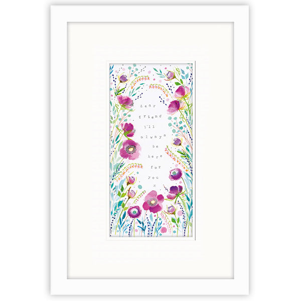 Slim White Card Frame 382mm X 260mm - Whistlefish