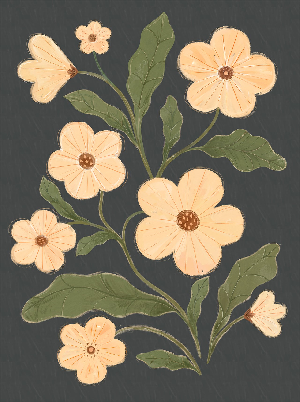 Print-WF1169P - Soft Bloom Art Print-Whistlefish