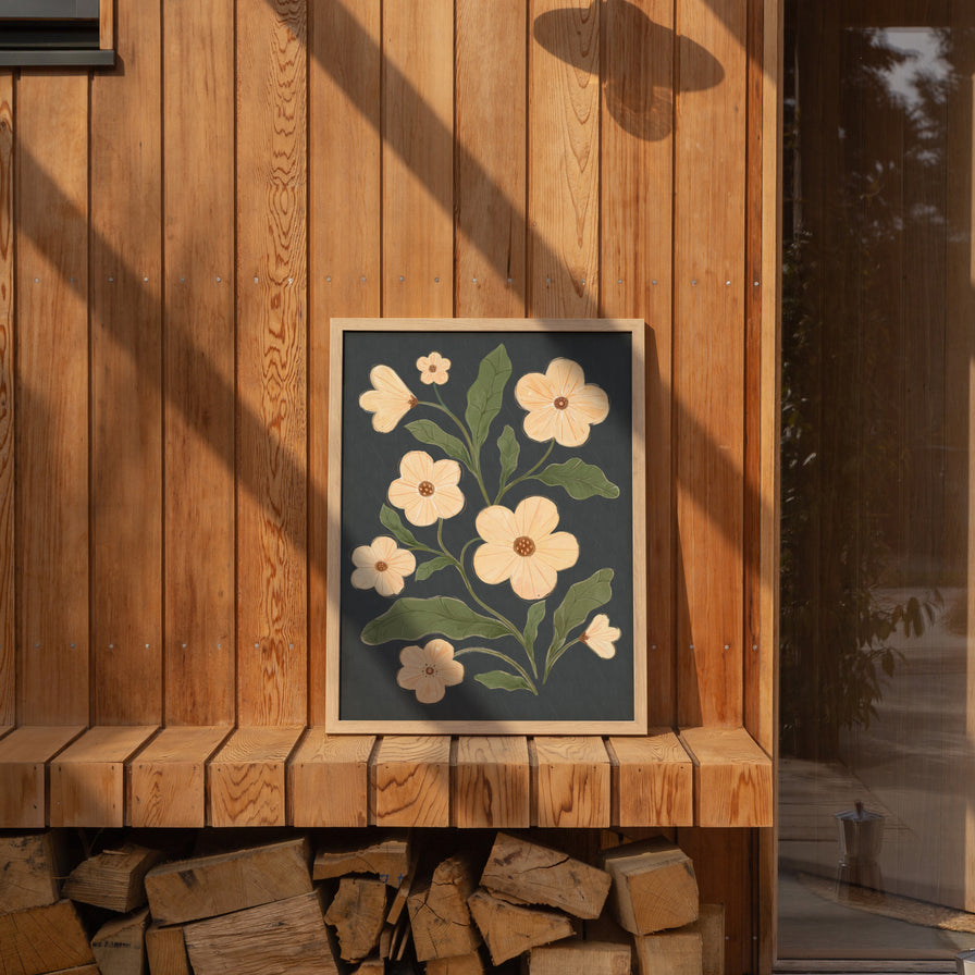 Framed Print-WF1169F - Soft Bloom Framed Print-Whistlefish