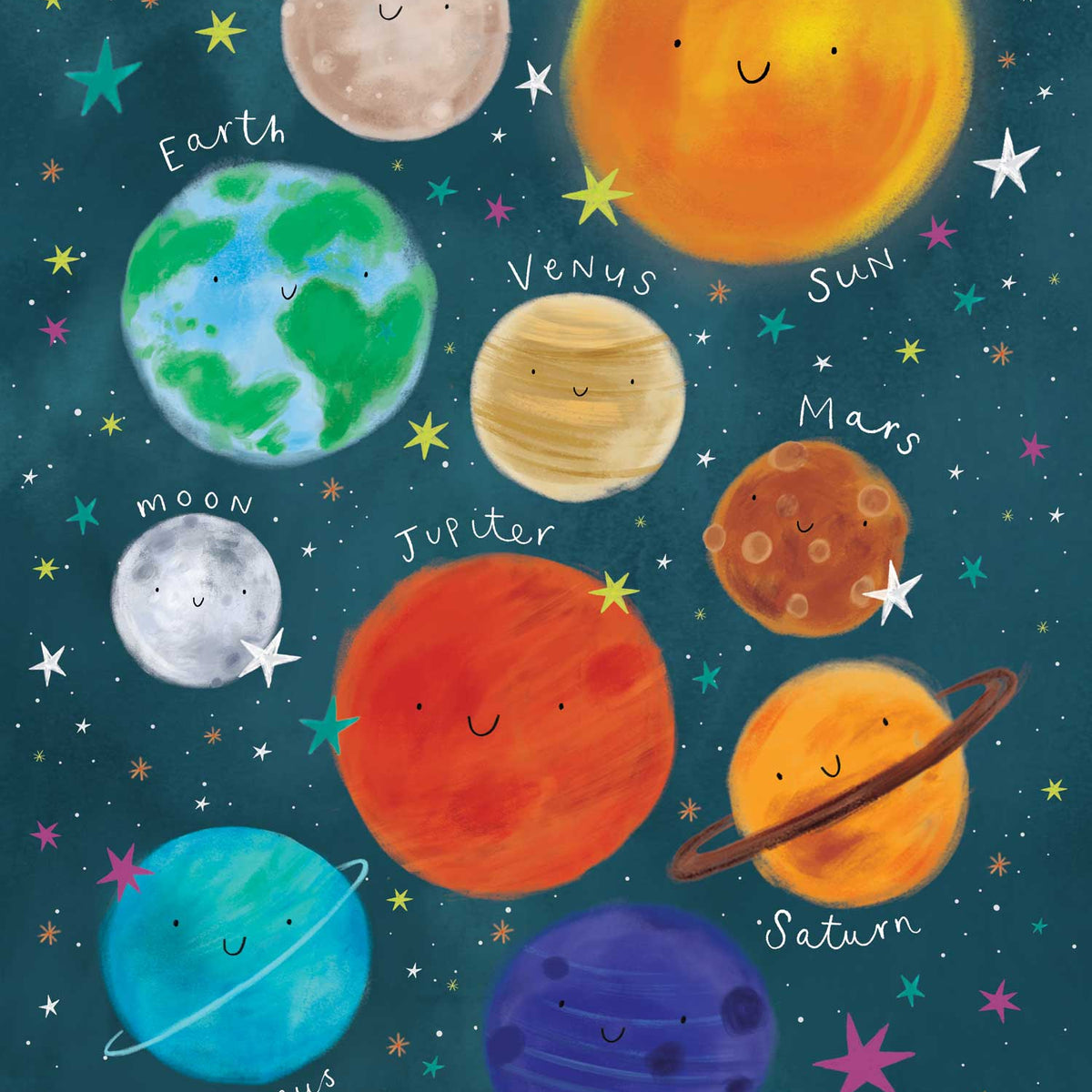 Solar System Art Print - Whistlefish