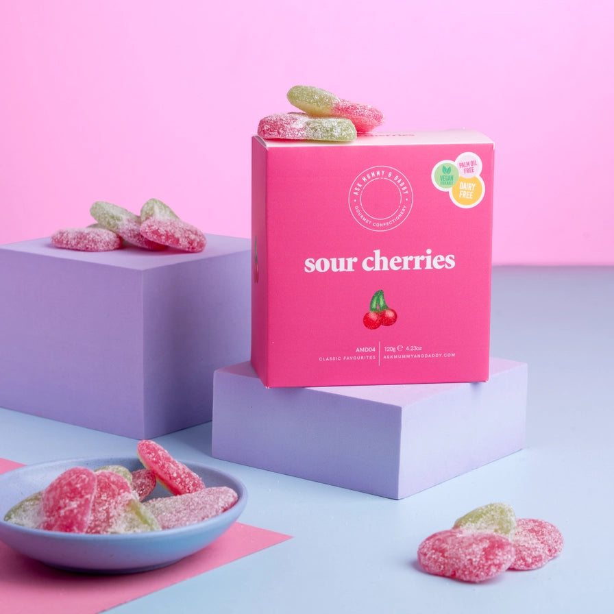 Sweet Gift Box-5060736013397 - Sour Cherries Gift Box-Ask Mummy & Daddy