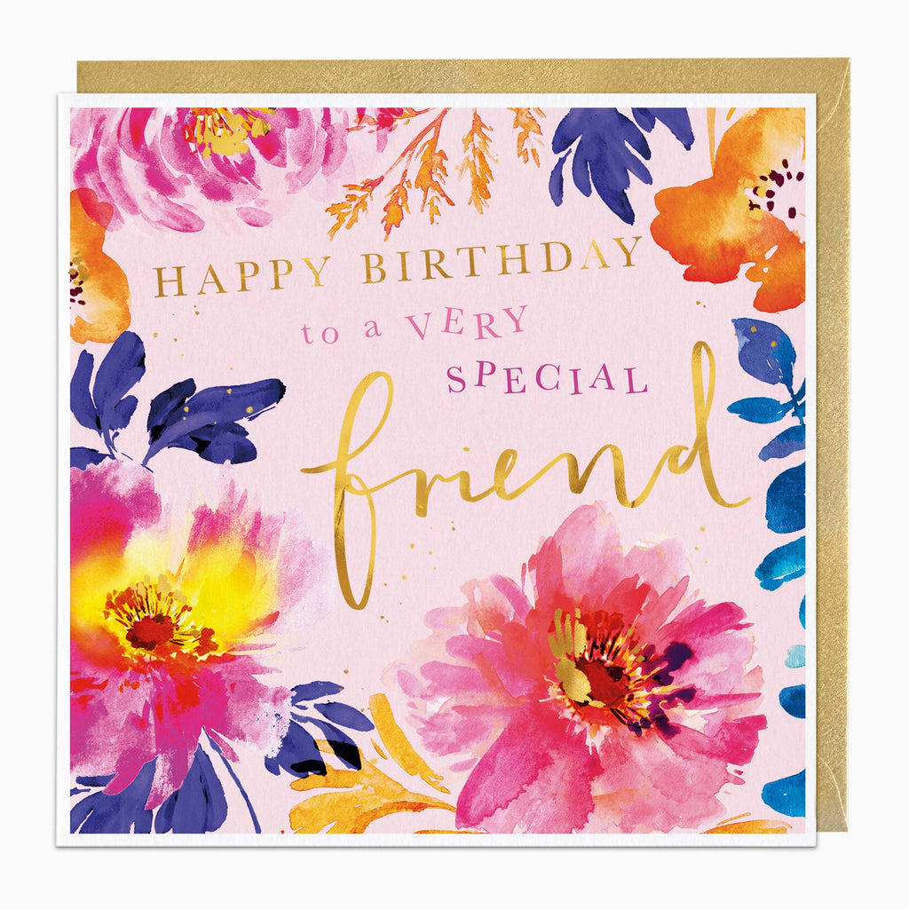 Greeting Card-H069 - Special Friend Birthday Card-Whistlefish
