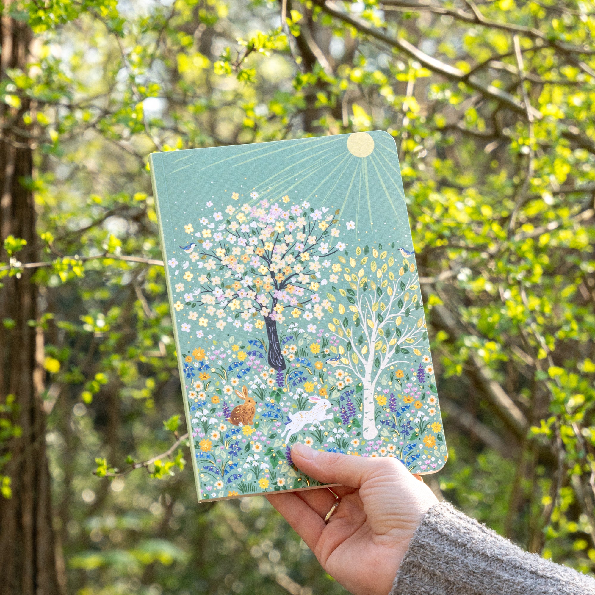 Notebook-WNB61 - Spring Bunnies Notebook-Whistlefish