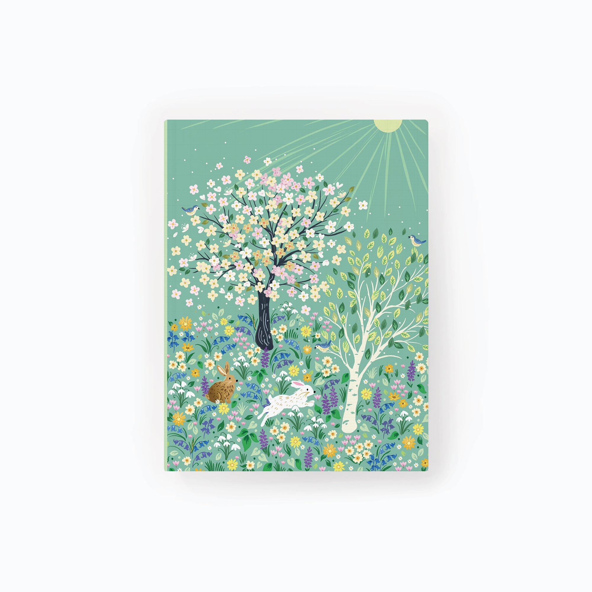 Notebook-WNB61 - Spring Bunnies Notebook-Whistlefish