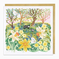 Spring Woodland Scene Card - Whistlefish