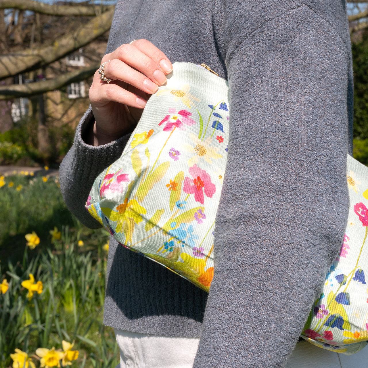 Large Wash Bag-SS01WB - Sprinkle of Spring Large Wash Bag-Whistlefish