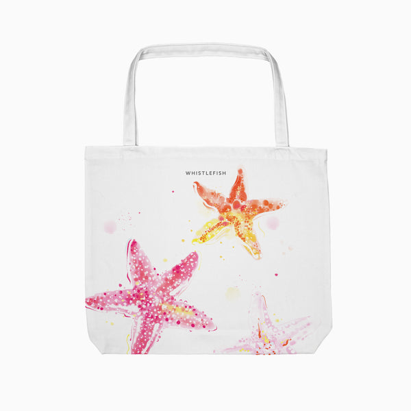 Tote Bag-WTB98 - Starfish Tote Bag-Whistlefish