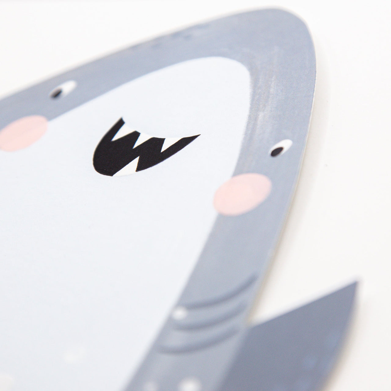 Greeting Card - F051 - Stevie The Shark Cut-Out Card - Stevie The Shark Cut-Out Card - Whistlefish