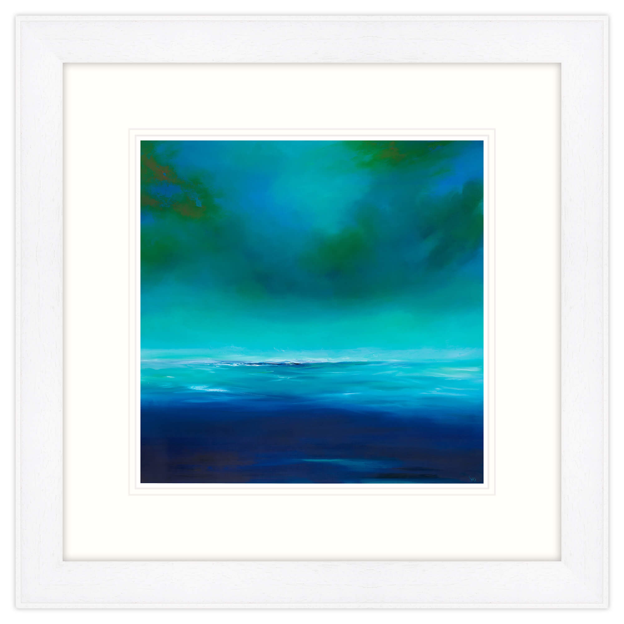 IC155F Stormy Waters Framed Print