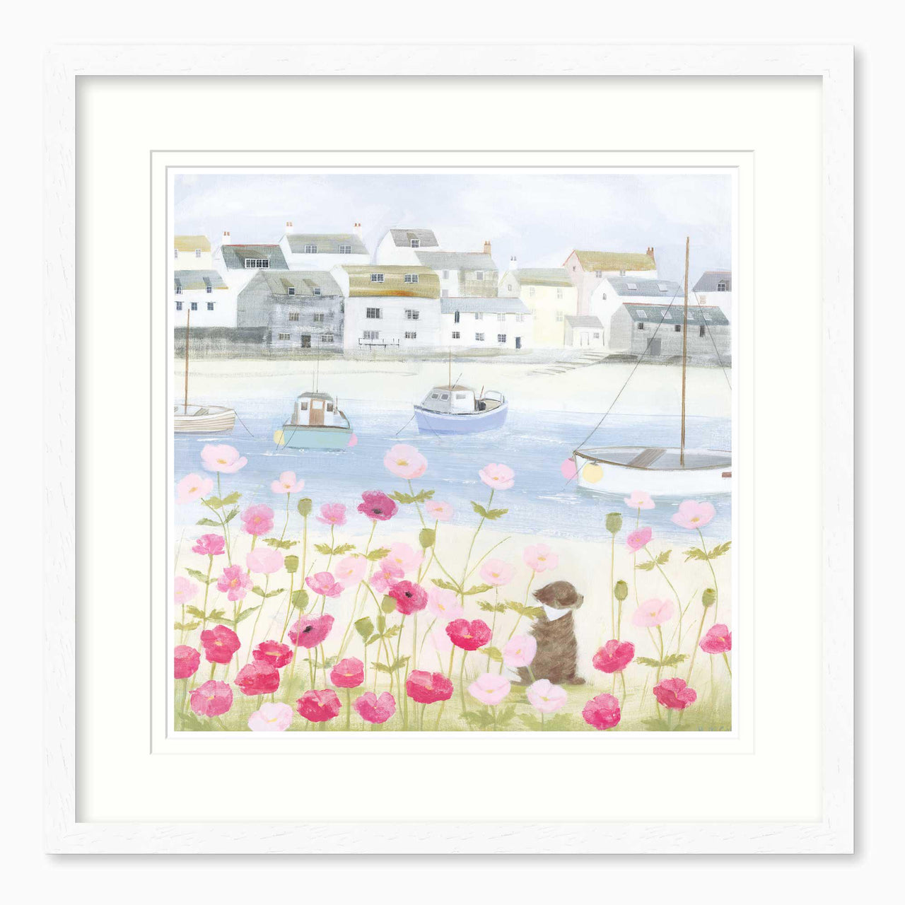 Framed Print-HC333F - Summer Breeze Framed Print-Hannah Cole