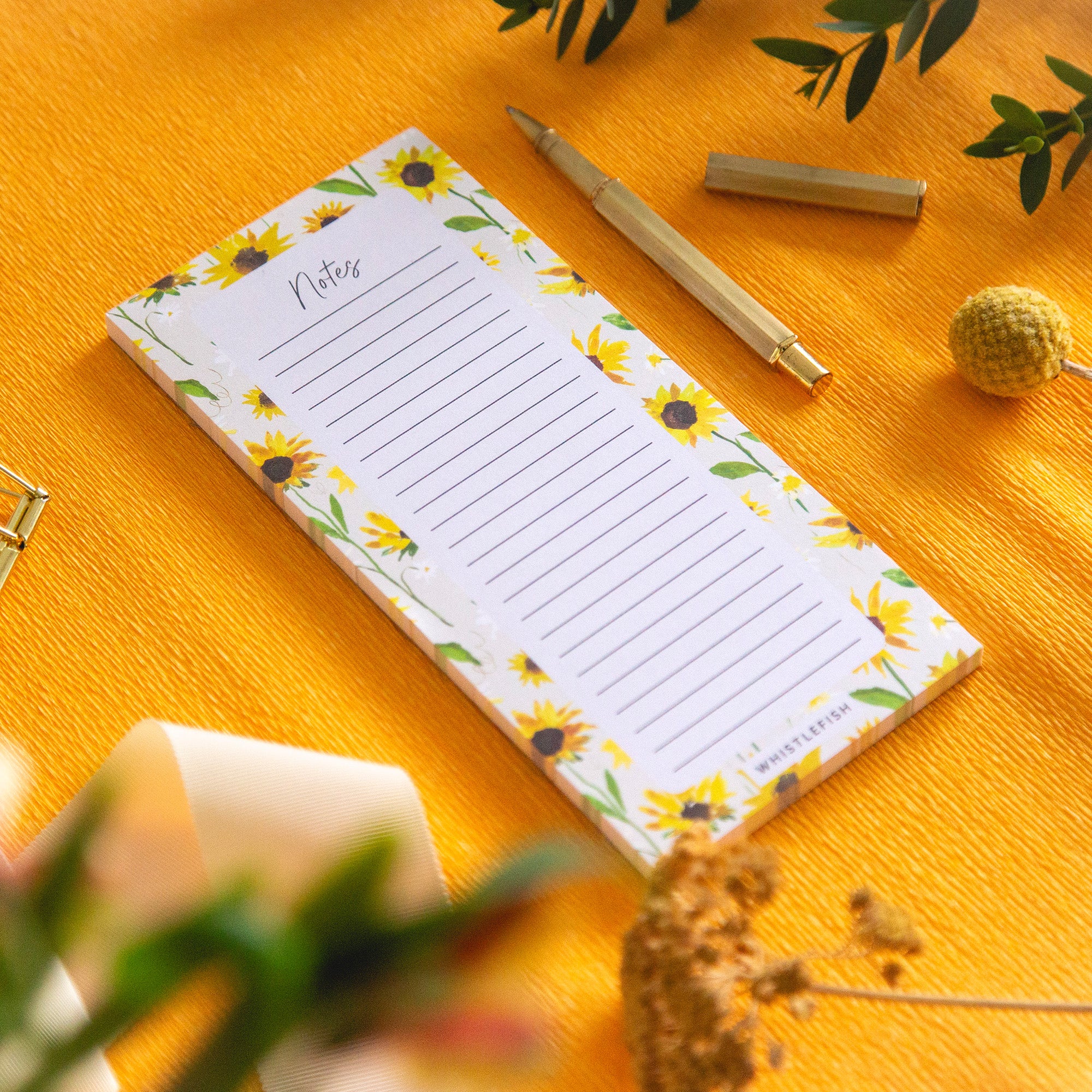 List Pad-WLP05 - Sunflower Bloom List Pad-Whistlefish