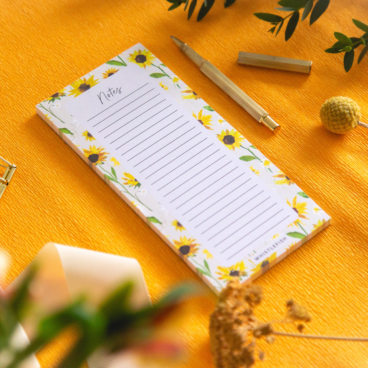 List Pad-WLP05 - Sunflower Bloom List Pad-Whistlefish