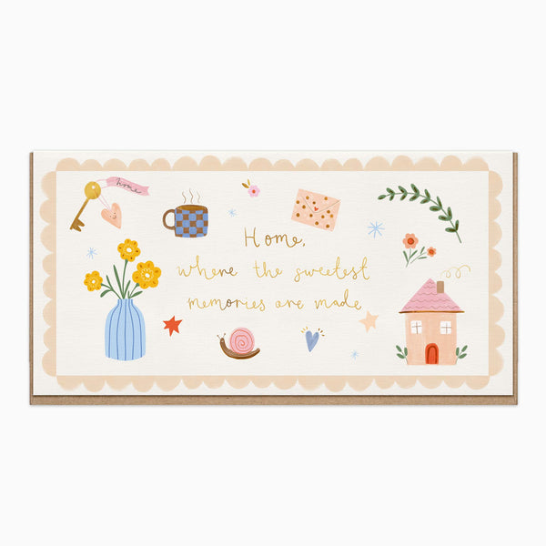 H185 - Sweetest Memories New Home Card