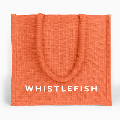 Tangerine Large Jute Bag - Whistlefish