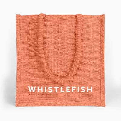 Tangerine Small Jute Bag - Whistlefish