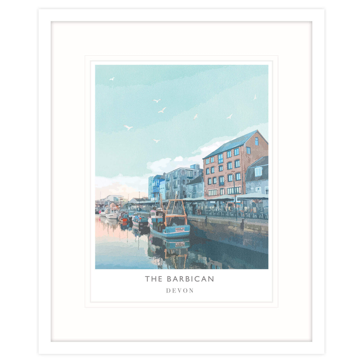 WF138F Barbican Framed Print