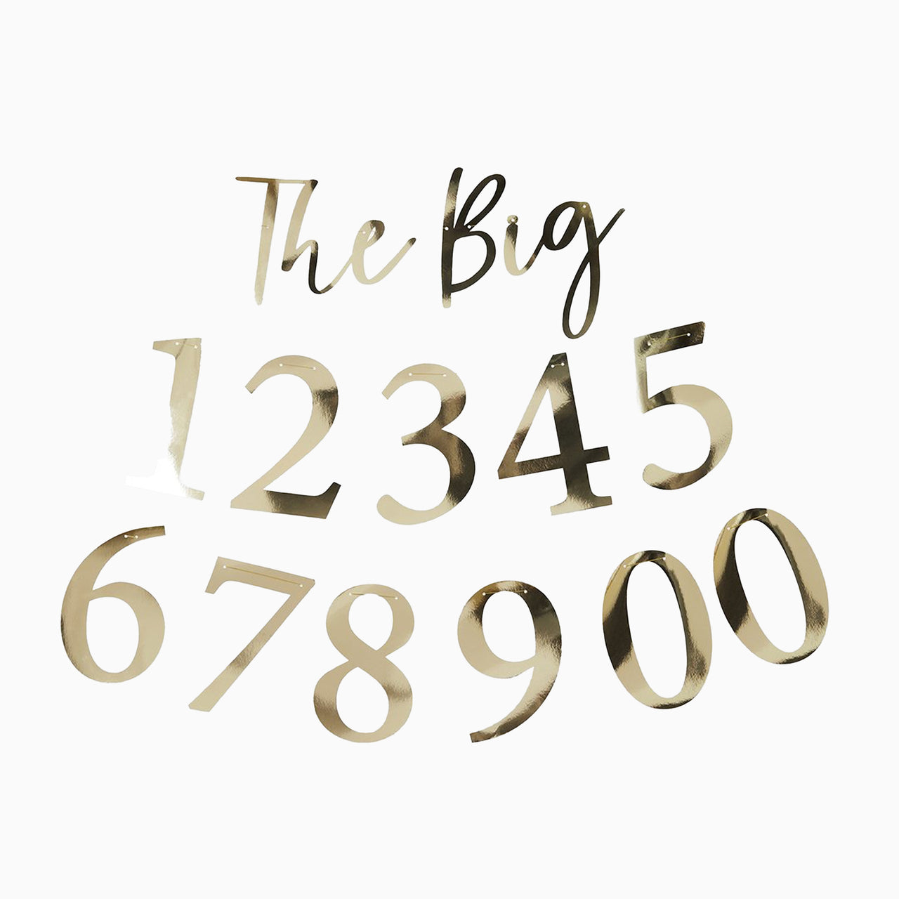 Banner-HBMB100 - The Big Gold Customisable Banner-Hootyballoo