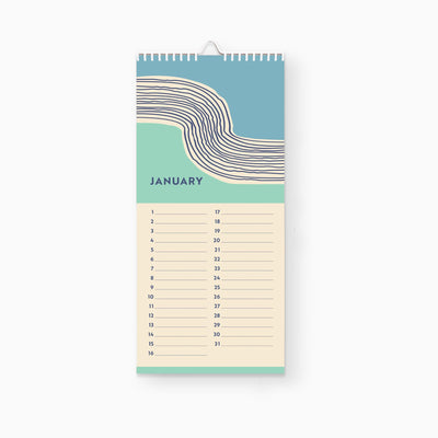 Calendar-TUE-PPC-TWA-1329 - Tidal Waves Birthday Calendar-Whistlefish & Co