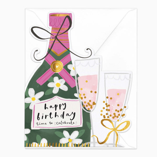 Greeting Card-H227 - Time To Celebrate Birthday Card-Whistlefish
