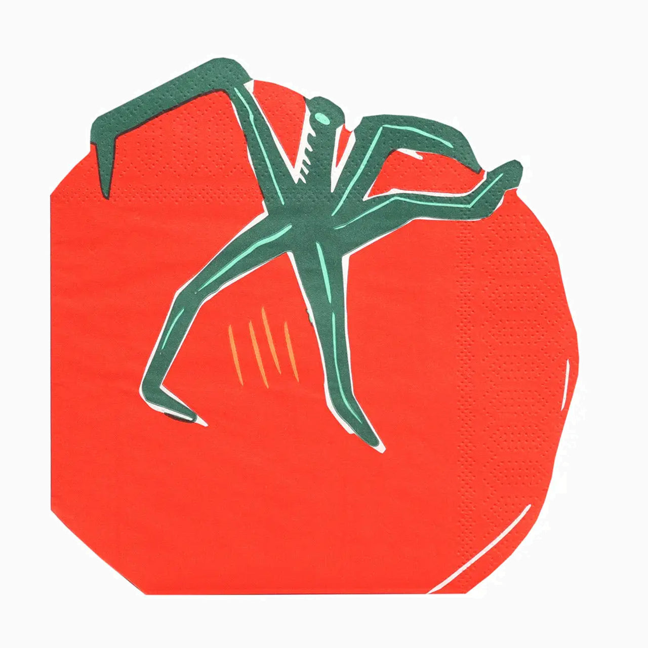 Paper Napkins-TOMATO - Tomato Shaped Napkins 20 Pack-Talking Tables