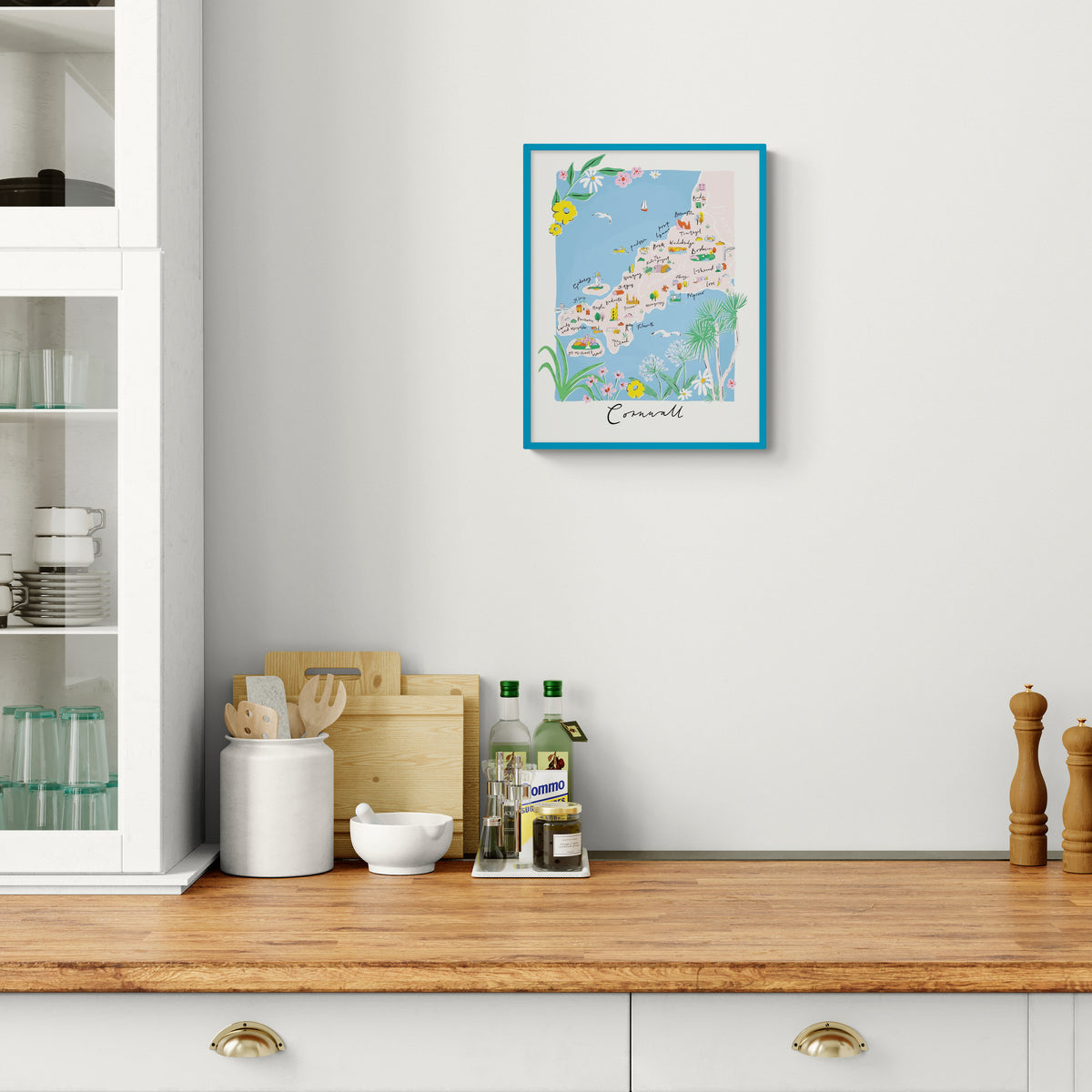 Cornwall Brights Framed Print - Whistlefish