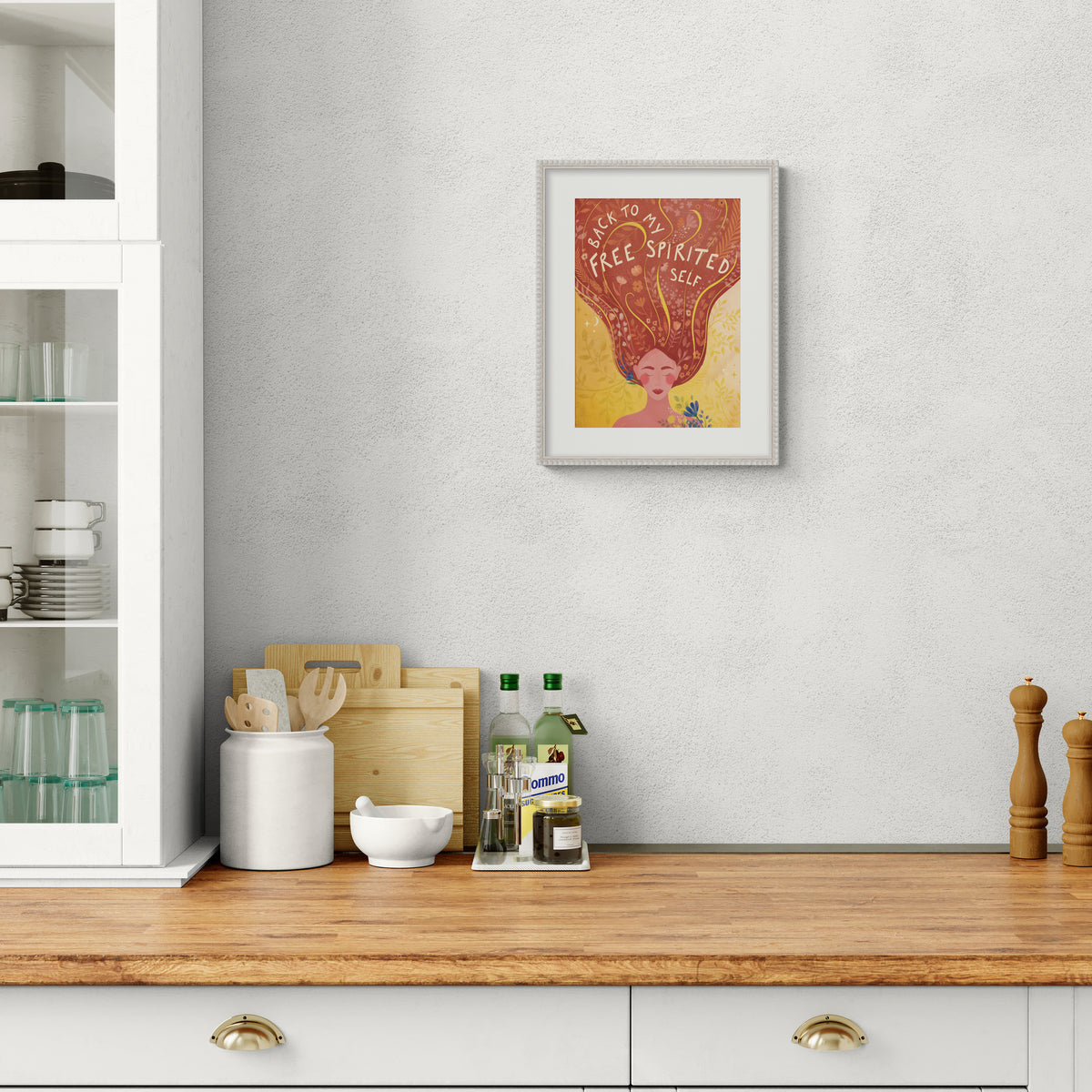 Back To My Free Spirit Framed Print - Whistlefish