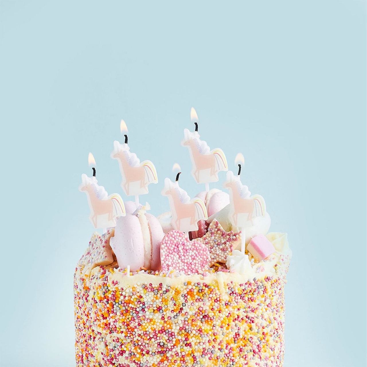 Party Candle-HBEC115 - Unicorn Candles-Hootyballoo