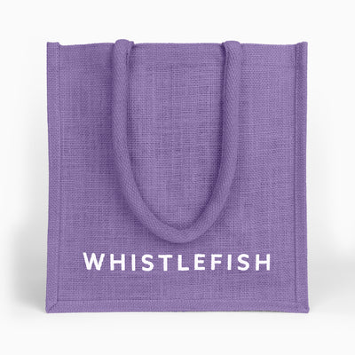 Violet Small Jute Bag - Whistlefish