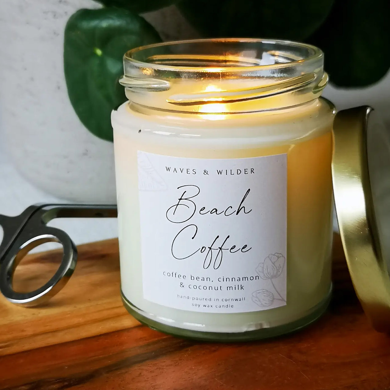 Candle-WWC06 - Waves & Wilder Soy Candle Beach Coffee-Waves & Wilder