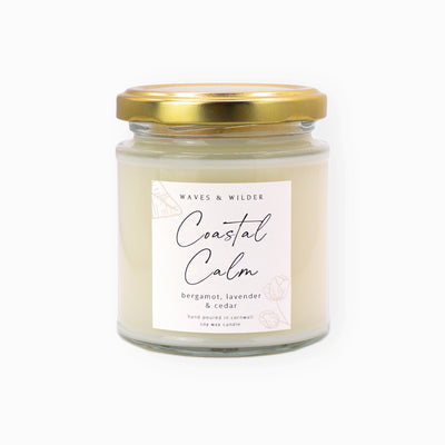 Waves & Wilder Soy Candle Coastal Calm - Whistlefish