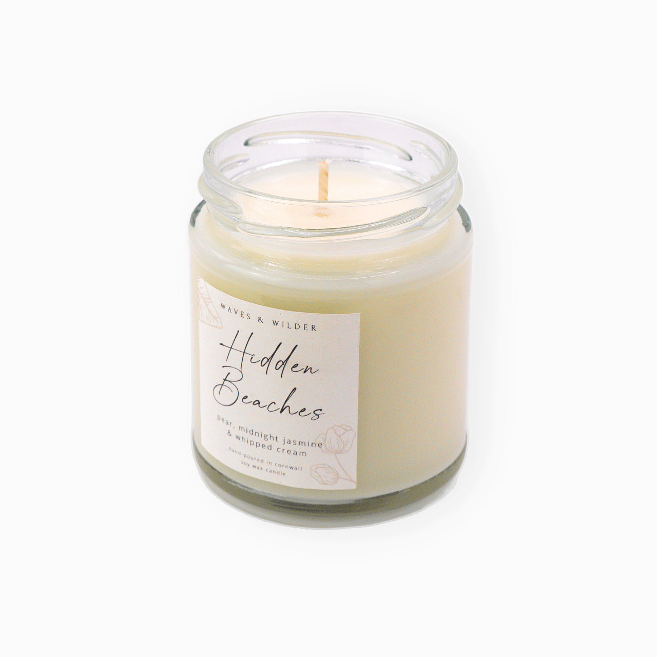 Candle-WWC04 - Waves & Wilder Soy Candle Hidden Beaches-Waves & Wilder